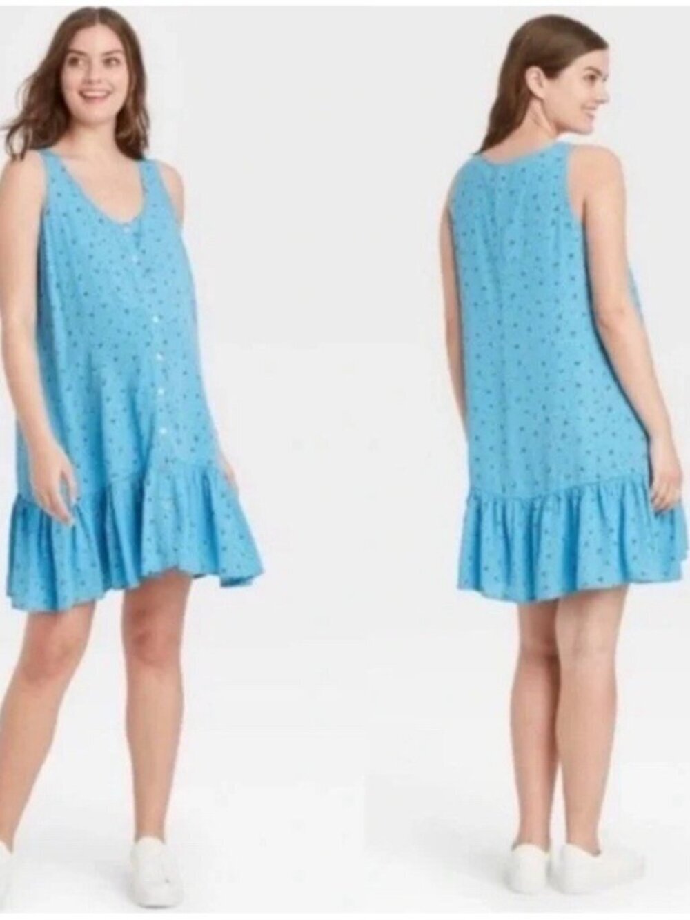 The Nines By Hatch M Maternity Dress Floral Swing size M